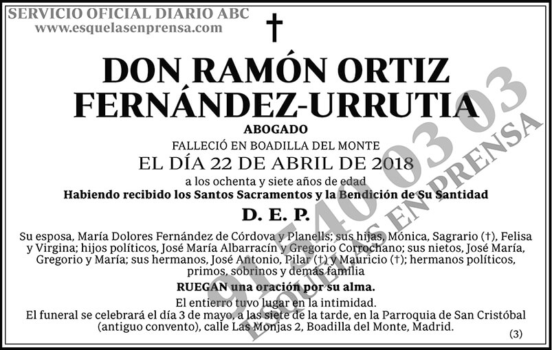 Ramón Ortiz Fernández-Urrutia